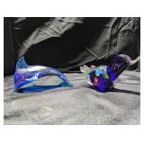 Set of Two Art Glass Animal Figurines