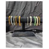 Costume jewelry bracelet lot.