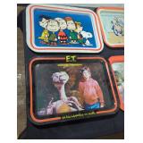 Vintage metal food trays.