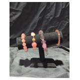 Costume jewelry bracelets lot.