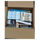 Books box lot.