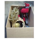 Christmas decor box lot