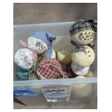 Fabric Snowman Holiday Decorations