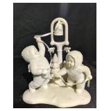 Snowbabies Statue "Ring The Bells... It