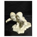 Snowbabies Statue "We Make A Great Pair"