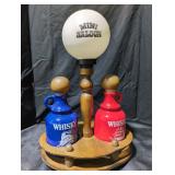 Mini Saloon Lamp and Whiskey Decanters