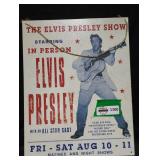 Elvis Presley Show Metal Sign