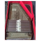 Airline Autoharp by Oscar Schmidt with Case