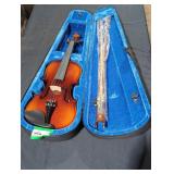Violin with Case and Bows