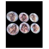 6 " Soul Mates" decorative plate lot  by Lee Bogle