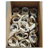 13 hand painted Norman Rockwell mugs box lot.