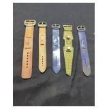 Vintage Leather Watch Straps Collection