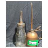 Vintage Oil Cans Set.