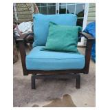 Blue Rocking Patio Chair
