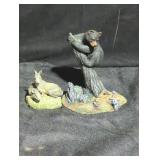 Wildlife Figurine Pair by Aus-Ben Studios.