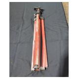 Vintage Red Collapsible Tripod.