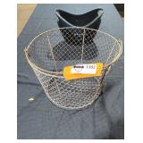 Effen Vodoka ice bucket and wired basket.
