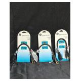 Set of Three 1-Foot Outlet Extenders