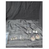 Huge Costume jewelry earrings lot.