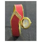Russ costume jewelry bracelet watch.