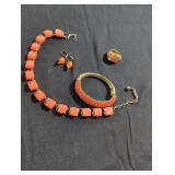 Misc. Costume jewelry lot.