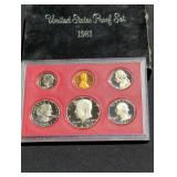 United States Proof set 1981,