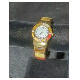 Wristwatch with Multicolored Accents