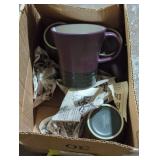 4 Pfaltzgraff Purple Mug Set