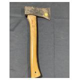 Vintage German Hatchet with Wooden Handle