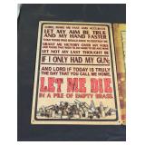 Set of Humorous and Patriotic Metal Signs