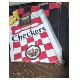 Checkers Cigarettes Advertising Banner