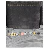Costume jewelry rings lot.