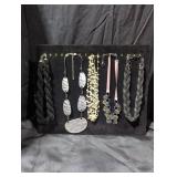 Costume jewelry necklaces lot.