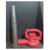 Red Electric Leaf Blower by Hyper Tough