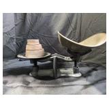 Vintage Balance Scale with Weights
