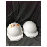 White Hard Hats