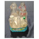 Vintage Glass Bottle Collection in Original