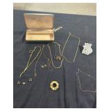 Costume jewelry with box