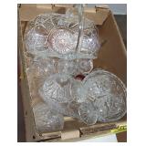 Vintage Glass and Porcelain Tableware Collection