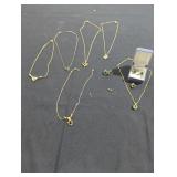 Costume jewelry lot.