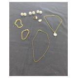 Costume jewelry set.