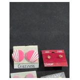 Costume jewelry earrings lot  6 pairs.