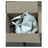 Coach bag and more box lot.