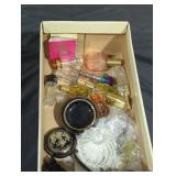 Perfume box lot.
