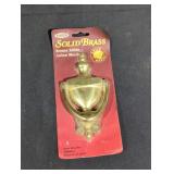 Solid brass door knocker.
