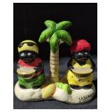 Black Americana Salt and Pepper Set