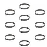 (2) 1-1/4 in. Stainless Pipe Pinch Clamps