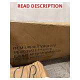 Upholstered Bed / Cream color"Beige"