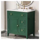 30 in. Baths Vanity with White Top