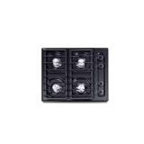 24 in. Gas Cooktop - Black, 4 Burners